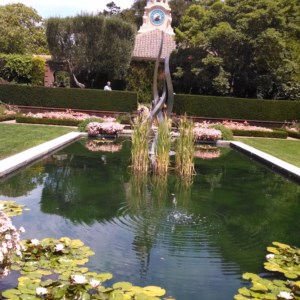 Filoli, a large estate, amazing garden, all off highway 280 in Woodside, CA.