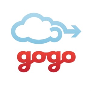 Gogo Internet, offering internet/wifi online during a flight.
