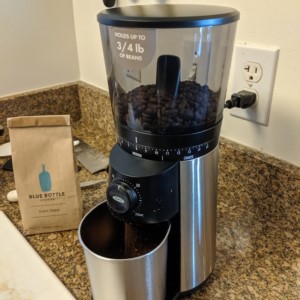 My daily burr coffee grinder for a better tasting coffee.