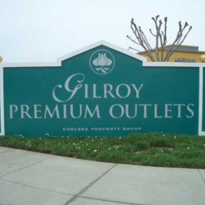 This is the premium outlets in Gilroy.