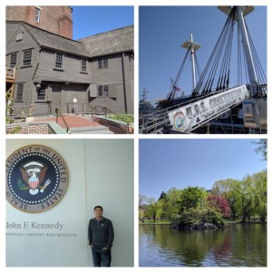 Some of the locations we sightsaw in Boston.