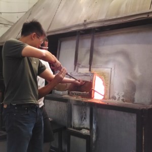 Slow Burn Glass, a glass workshop in Oakland, California.
