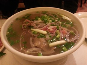 A very standard rare steak pho. Not sure if they used MSG, but the flavor was bland and watery.