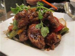 Bone in pork pieces with tamarind pork. The dish lacked a lot of meat, but was very flavorful, but at times too salty.