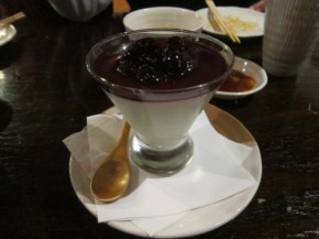 Many in our group thought this dessert was the most different. It looks a lot like a really sweet dessert (such as Panna cotta), but tastes more like cream cheese... imagine cheesecake in a cup.